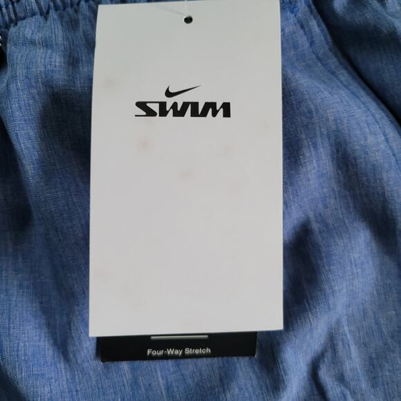 NWT 9" Nike Contend Volley Stretch Swim Shorts Size LT Blue Beachwear Swimwear - Picture 8 of 13